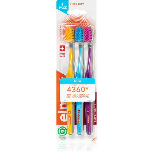 Super Soft 4360 cepillo de dientes Super soft 3 ud - Elmex - Modalova