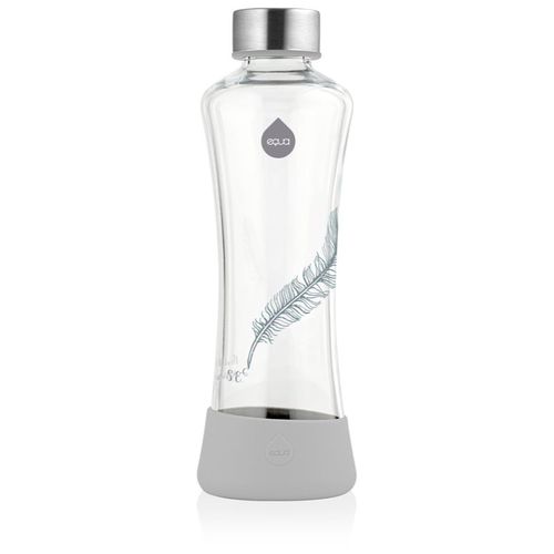 Glass bottiglia d'acqua in vetro colore Feather 550 ml - EQUA - Modalova