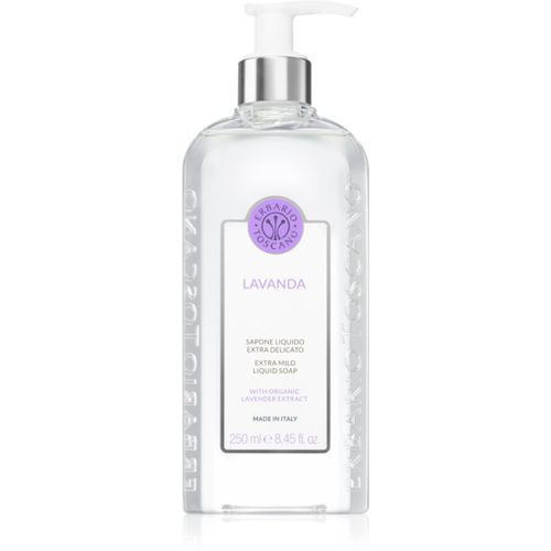 Lavanda jabón líquido de manos con textura suave con olor a lavanda 250 ml - Erbario Toscano - Modalova