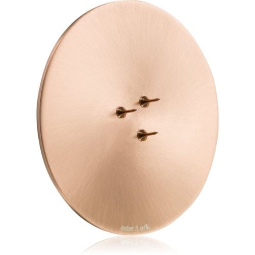 Accessories candle plates kerzenständer für duftkerzen matt rose gold 9 cm - ester & erik - Modalova