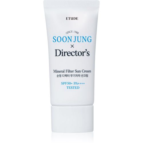 SoonJung X Directors Sun Cream crema protectora mineral para rostro y zonas sensibles SPF 50+ 50 ml - ETUDE - Modalova