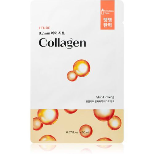 Therapy Air Mask Collagen Máscara en hoja antiarrugas para hidratar y tensar la piel 20 ml - ETUDE - Modalova