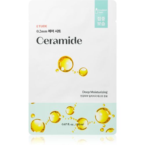 Therapy Air Mask Ceramide mascarilla hidratante en forma de hoja reparador de la barrera cutánea 20 ml - ETUDE - Modalova