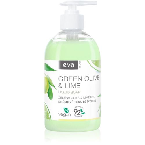 Green olive & Lime sapone liquido in crema per le mani 500 ml - Eva Natura - Modalova