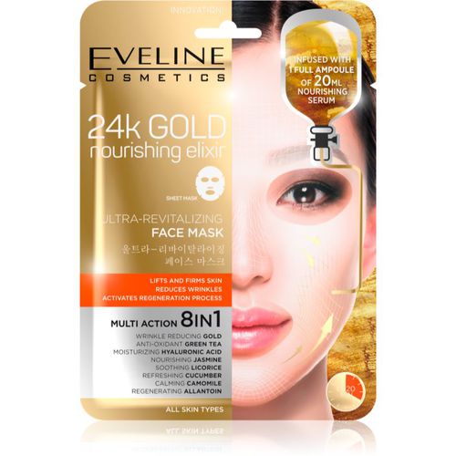 K Gold Nourishing Elixir mascarilla con efecto lifting 1 ud - Eveline Cosmetics - Modalova