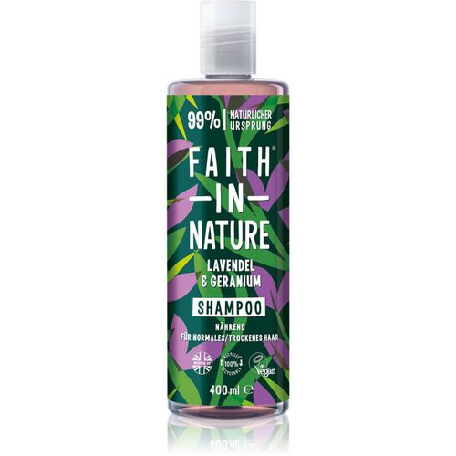 Lavender & Geranium champú natural para cabello normal y seco 400 ml - Faith In Nature - Modalova