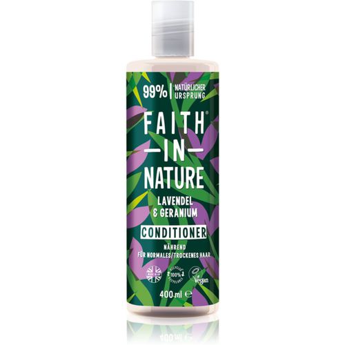 Lavender & Geranium acondicionador natural para cabello normal y seco 400 ml - Faith In Nature - Modalova