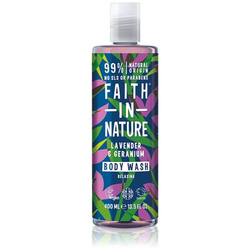 Lavender & Geranium gel de ducha relajante 400 ml - Faith In Nature - Modalova