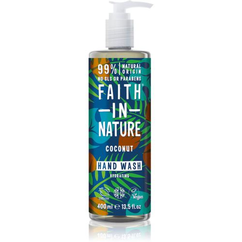 Coconut jabón líquido natural para manos con aceite de coco 400 ml - Faith In Nature - Modalova