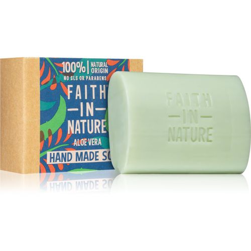 Hand Made Soap Aloe Vera jabón natural en barra con aloe vera 100 g - Faith In Nature - Modalova