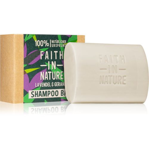 Lavender & Geranium Champú orgánico sólido con lavanda 85 g - Faith In Nature - Modalova