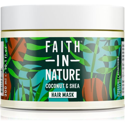 Coconut & Shea mascarilla hidratante para cabello seco y dañado 300 ml - Faith In Nature - Modalova