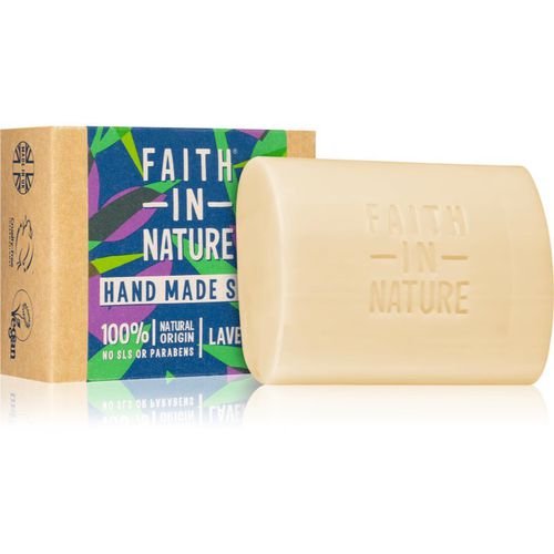 Hand Made Soap Lavender jabón natural en barra con olor a lavanda 100 g - Faith In Nature - Modalova