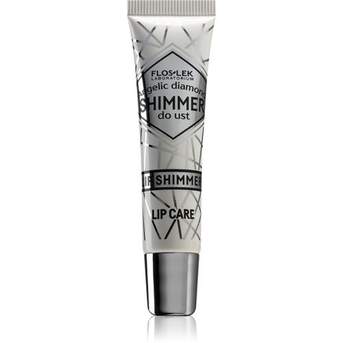 Lip Care Shimmer glitzernder Lipgloss für Lippen Farbton Angelic Diamond 10 g - FlosLek Laboratorium - Modalova