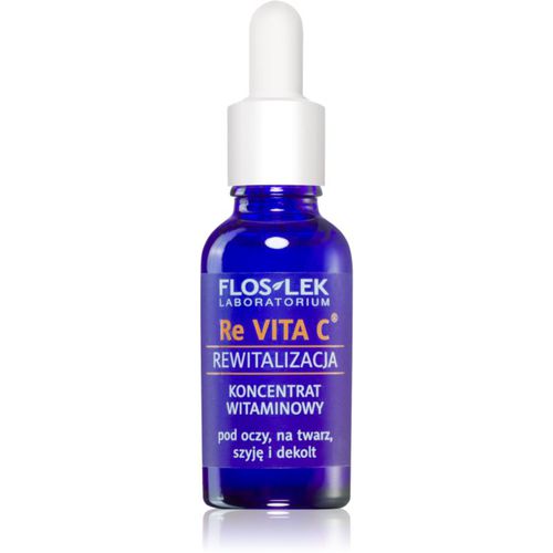 Re Vita C 40+ concentrado vitaminado para contorno de ojos, cuello y escote 30 ml - FlosLek Laboratorium - Modalova