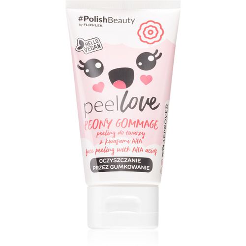 Peel Love Peony exfoliante facial limpiador con AHA ácidos 75 ml - FlosLek Laboratorium - Modalova