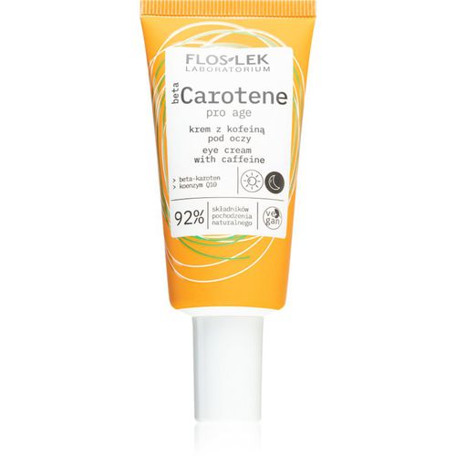 Beta Carotene crema de ojos contra las ojeras y arrugas con cafeína 30 ml - FlosLek Laboratorium - Modalova