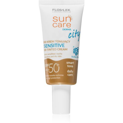 Sun Care Derma City BB crema BB de protección UV muy alta para pieles sensibles SPF 50+ 30 ml - FlosLek Laboratorium - Modalova