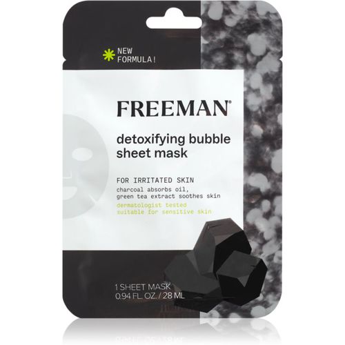 Essentials Charcoal & Green Tea mascarilla de tela desintoxicante para pieles grasas 28 ml - Freeman - Modalova