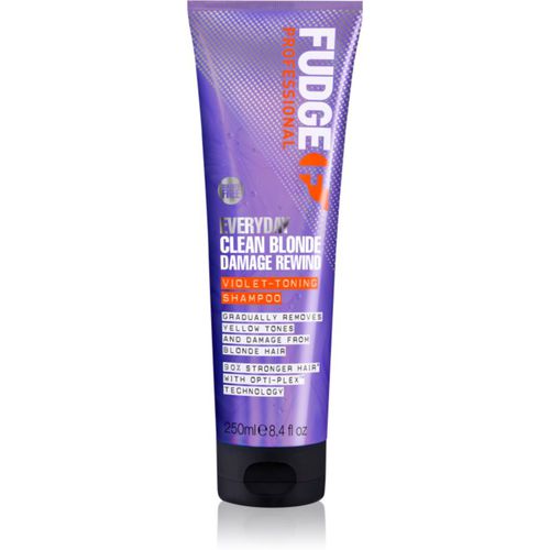 Everyday Clean Blonde Damage Rewind Shampoo shampoo delicato per uso quotidiano per capelli biondi e con mèches 250 ml - Fudge - Modalova