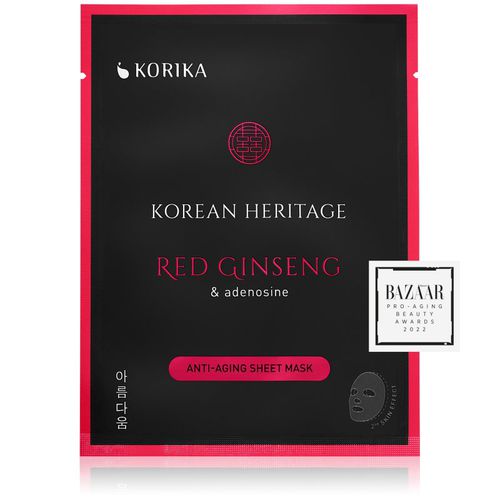 Korean Heritage Red Ginseng & Adenosine Anti-aging Sheet Mask maschera antirughe in tessuto 25 g - KORIKA - Modalova