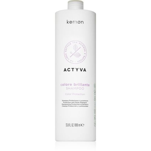 Actyva Colore Brillante Champú iluminador y fortificante para cabello teñido 1000 ml - Kemon - Modalova