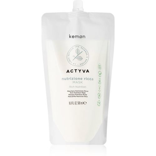 Actyva Nutrizone Ricca maschera intensa per capelli molto secchi 500 ml - Kemon - Modalova