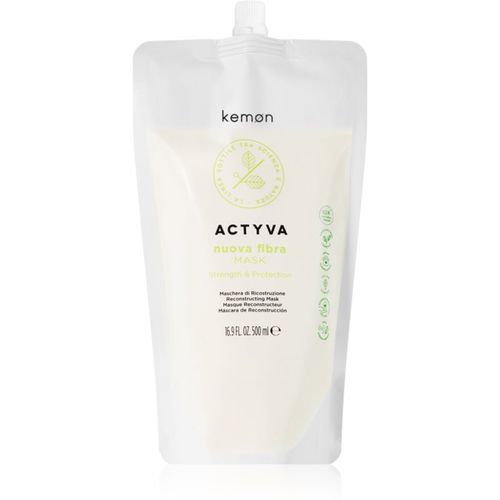 Actyva Nuova Fibra mascarilla para cabello frágil y dañado 500 ml - Kemon - Modalova