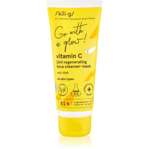 Vitamin C maschera detergente con AHA Acids 75 ml - Kilig - Modalova