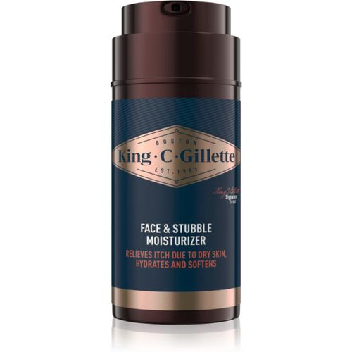 King C. Face & Stubble Moisturizer crema hidratante para rostro y barba para hombre 100 ml - Gillette - Modalova