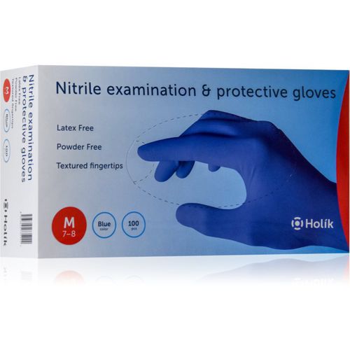 Nitril Blue guantes de nitrilo sin talco tamaño M 2x50 ud - Holík - Modalova