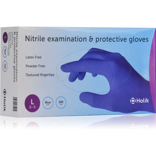 Nitril Blue guantes de nitrilo sin talco tamaño L 2x50 ud - Holík - Modalova