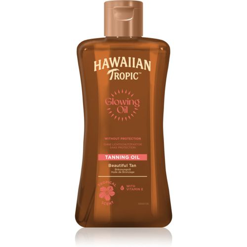 Glowing Oil Tanning aceite corporal para prolongar el efecto de bronceado 200 ml - Hawaiian Tropic - Modalova