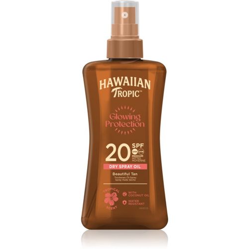 Glowing Protection Dry Oil Spray gel bronceador hidratante SPF 20 200 ml - Hawaiian Tropic - Modalova