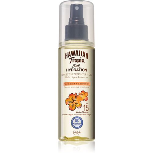 Silk Hydration aceite solar rostro y cuerpo SPF 15 150 ml - Hawaiian Tropic - Modalova