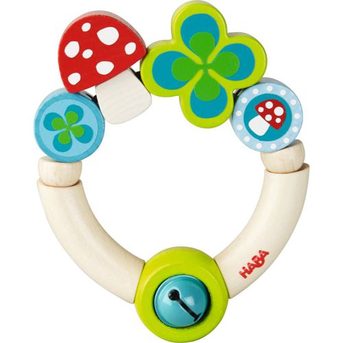 Wooden Rattle Lucky Charm sonajero de madera 10 m+ 1 ud - Haba - Modalova