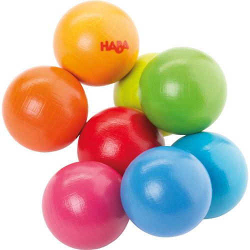 Wooden Rattle Balls sonaglio in legno 6 m+ 1 pz - Haba - Modalova