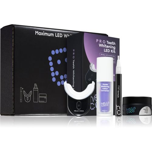 Teeth Whitening Maximum LED kit sbiancante per i denti - Hello Coco - Modalova