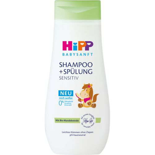 Babysanft Sensitive champú y acondicionador para bebé lactante 200 ml - Hipp - Modalova