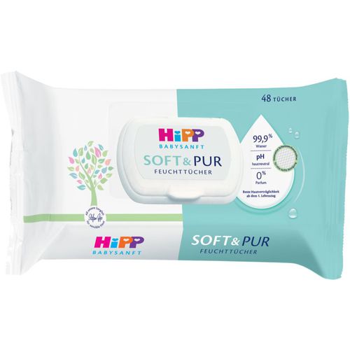 Soft & Pur salviette detergenti umidificate per neonati 48 pz - Hipp - Modalova