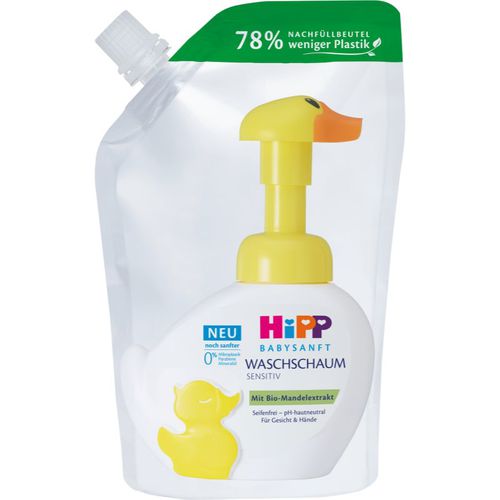 Babysanft Sensitive espuma limpiadora Recambio 250 ml - Hipp - Modalova