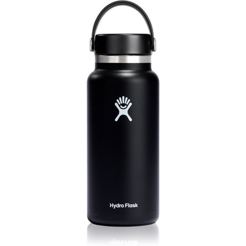 Wide Mouth Flex Cap botella termo color Black 946 ml - Hydro Flask - Modalova