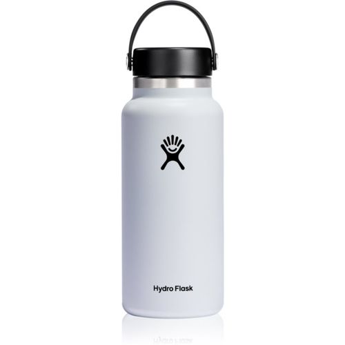 Wide Mouth Flex Cap botella termo color White 946 ml - Hydro Flask - Modalova