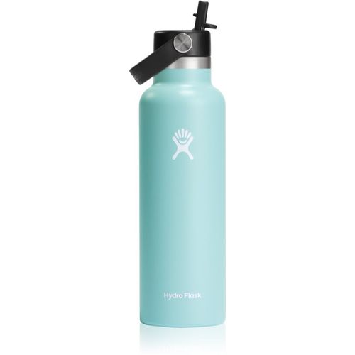 Standard Mouth Straw Cap thermos colore Turquoise 621 ml - Hydro Flask - Modalova