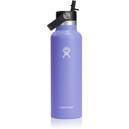 Standard Mouth Straw Cap thermos colore Purple 621 ml - Hydro Flask - Modalova