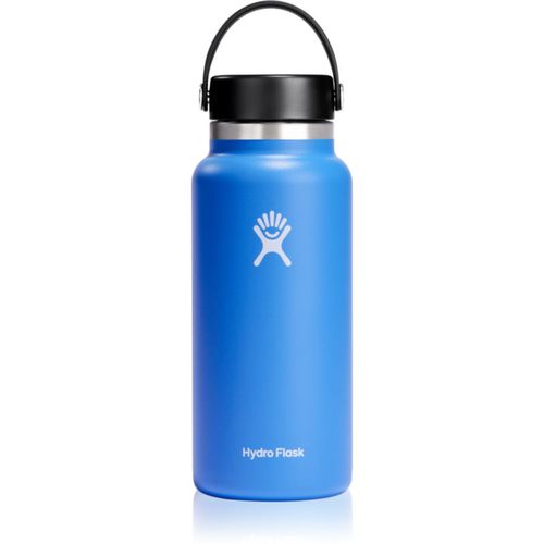 Wide Mouth Flex Cap botella termo color Blue 946 ml - Hydro Flask - Modalova