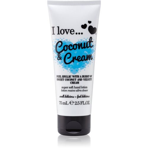 Coconut & Cream Handcreme 75 ml - I love... - Modalova