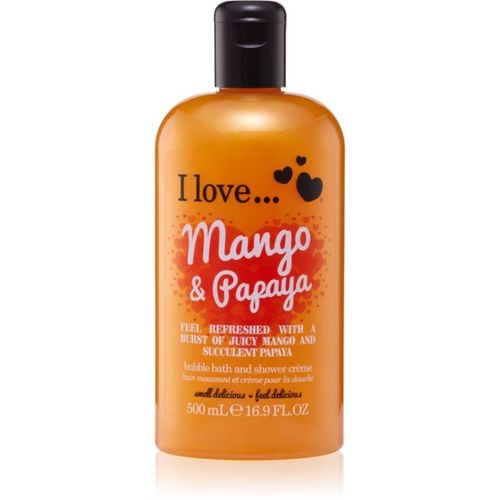 Mango & Papaya crema de baño y ducha 500 ml - I love... - Modalova