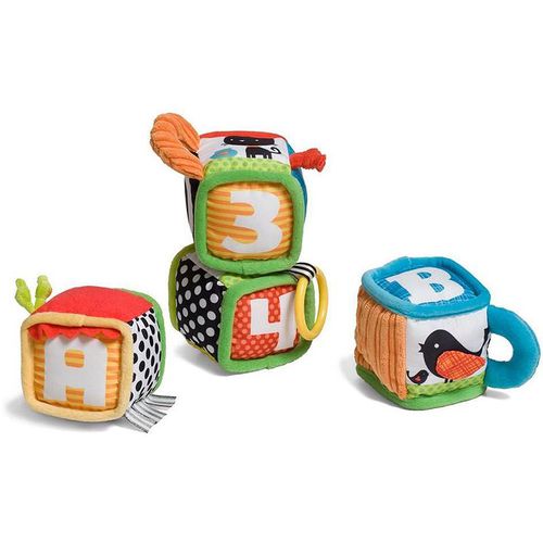 Activity Blocks morbidi cubi sensoriali giocattolo 4 pz - Infantino - Modalova