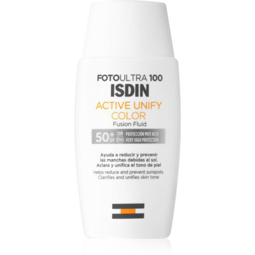 Foto Ultra 100 Active Unify crema protettiva colorata contro le macchie della pelle SPF 50+ 50 ml - ISDIN - Modalova